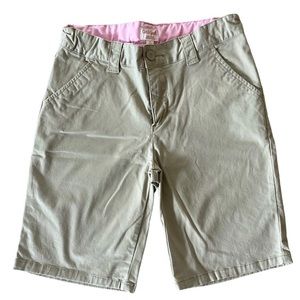 Cat & Jack khaki colored girls uniform shorts. Size 14.